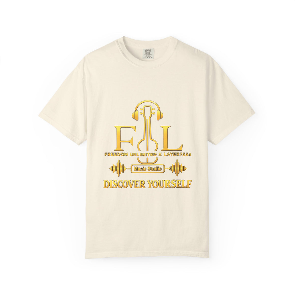 Discover Yourself T-Shirt — Freedom, Lifestyle & Music Logo Tee