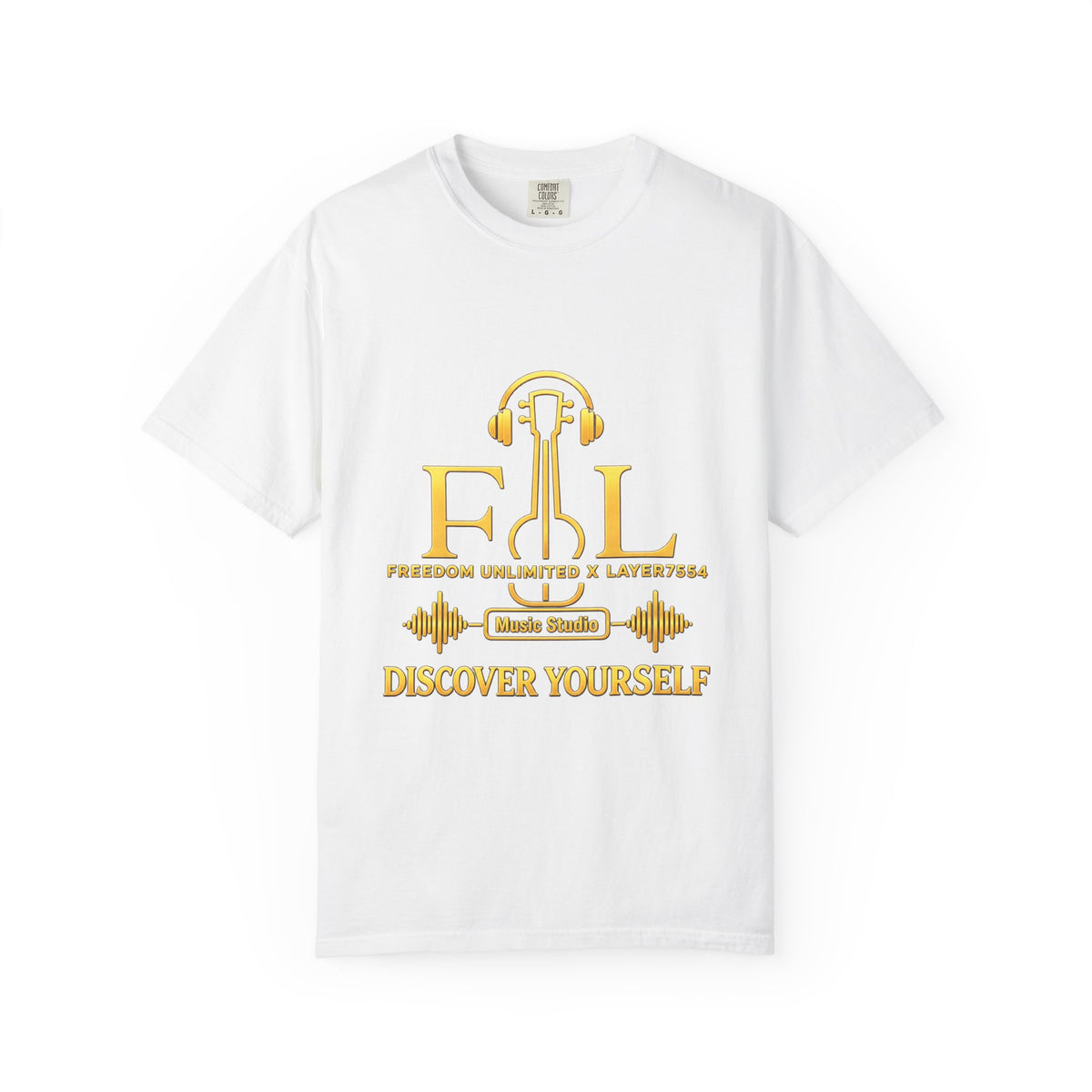 Discover Yourself T-Shirt — Freedom, Lifestyle & Music Logo Tee