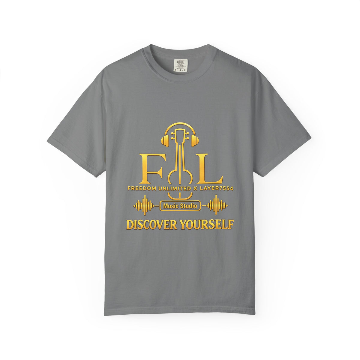 Discover Yourself T-Shirt — Freedom, Lifestyle & Music Logo Tee