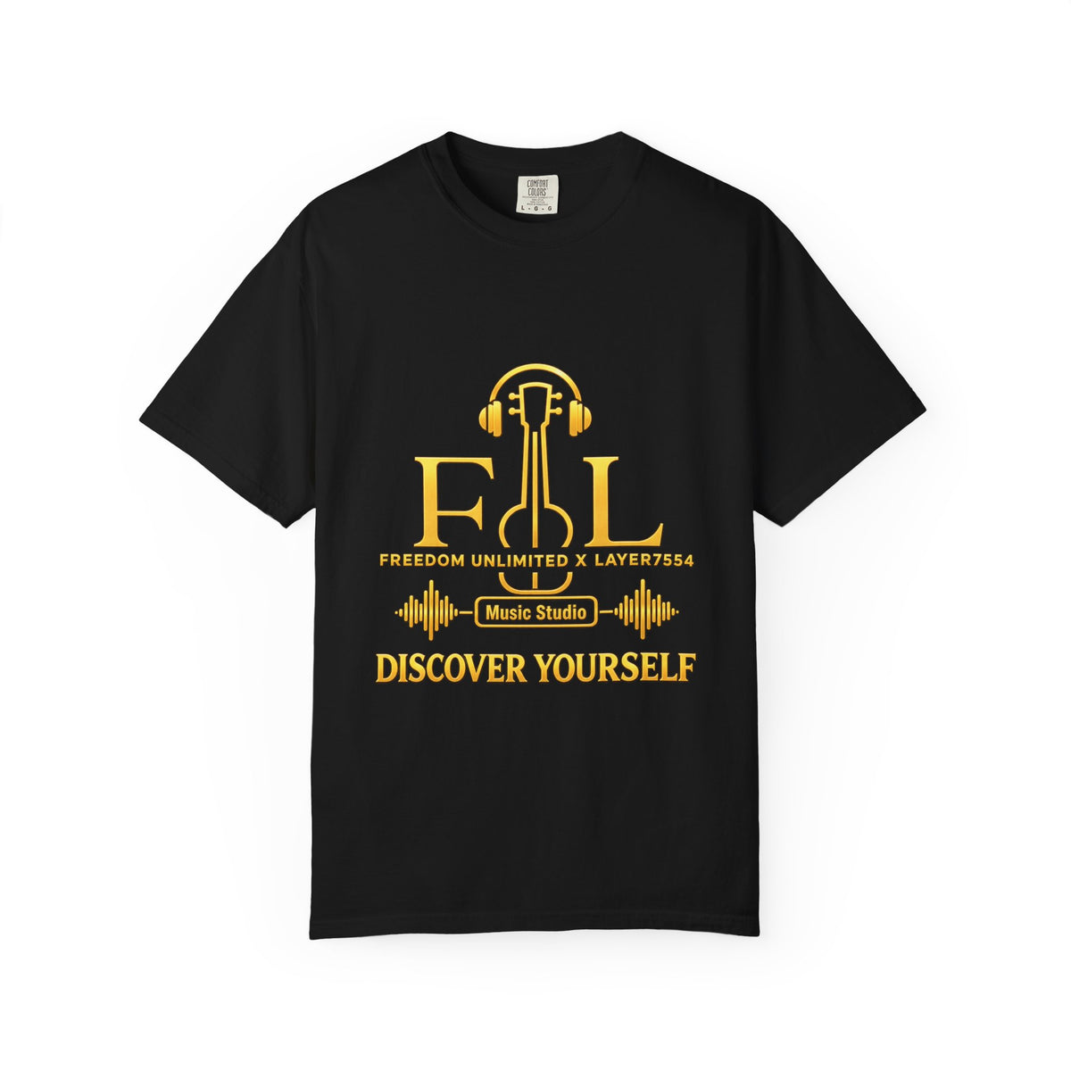 Discover Yourself T-Shirt — Freedom, Lifestyle & Music Logo Tee