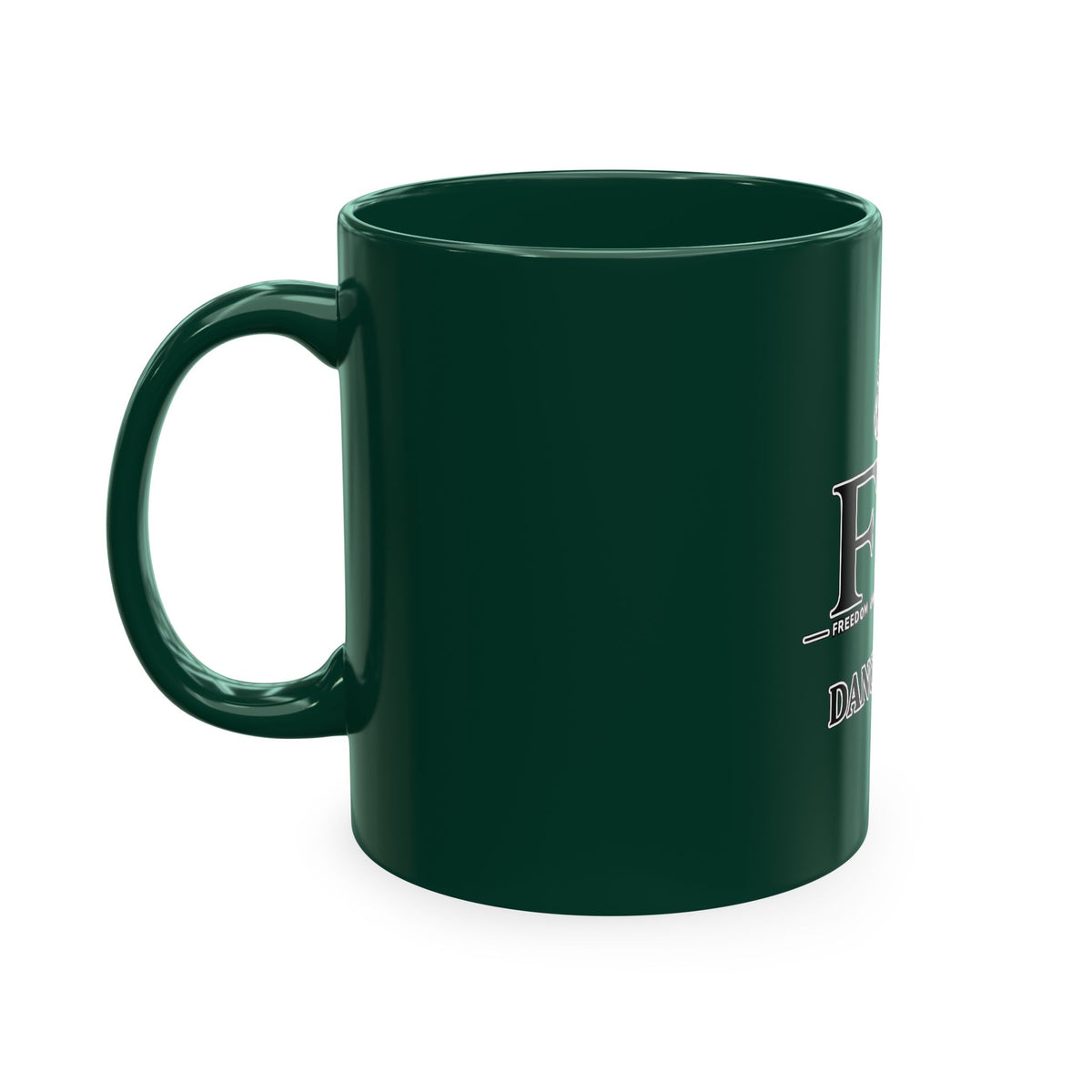 Dancing Time Ceramic Mug — EDL Music & Guitar Logo Coffee Cup