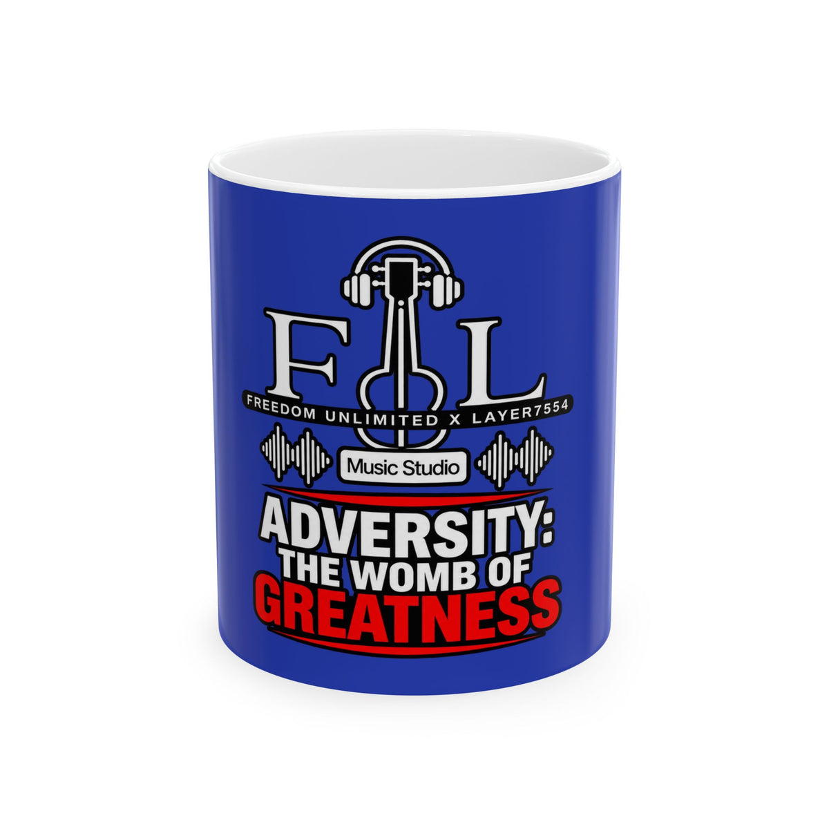 Adversity: The Womb of Greatness Ceramic Mug (11oz/15oz)