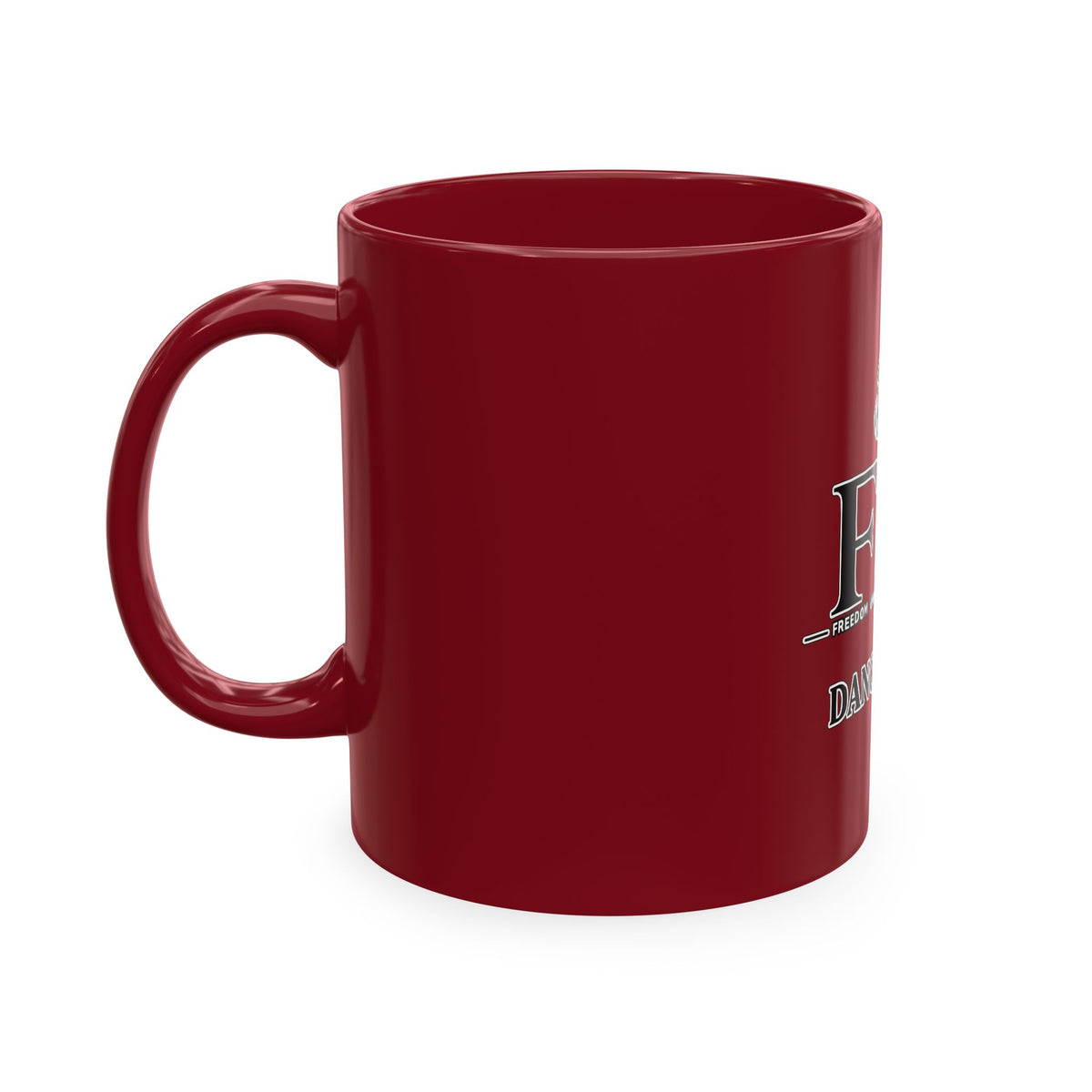 Dancing Time Ceramic Mug — EDL Music & Guitar Logo Coffee Cup
