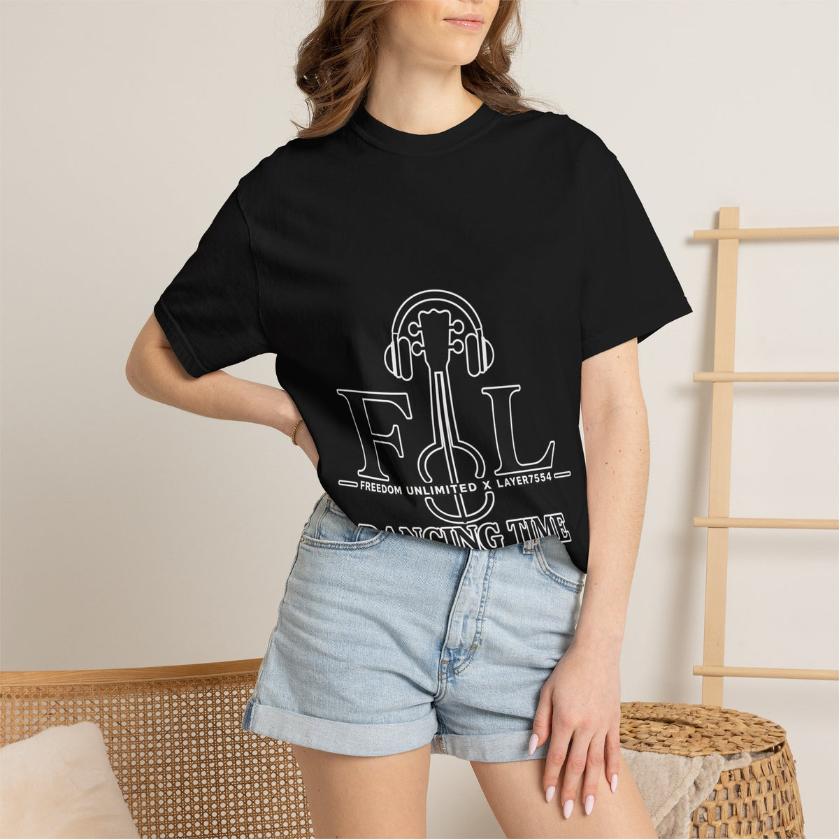 Dancing Time T-Shirt Full logo