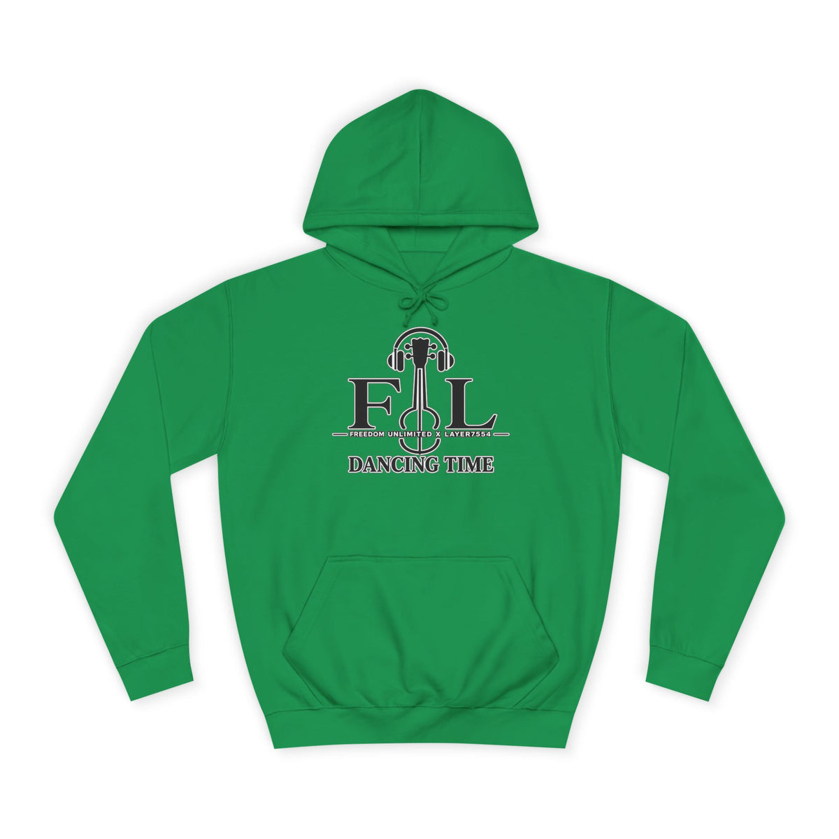 Dancing Time Hoodie Full Logo