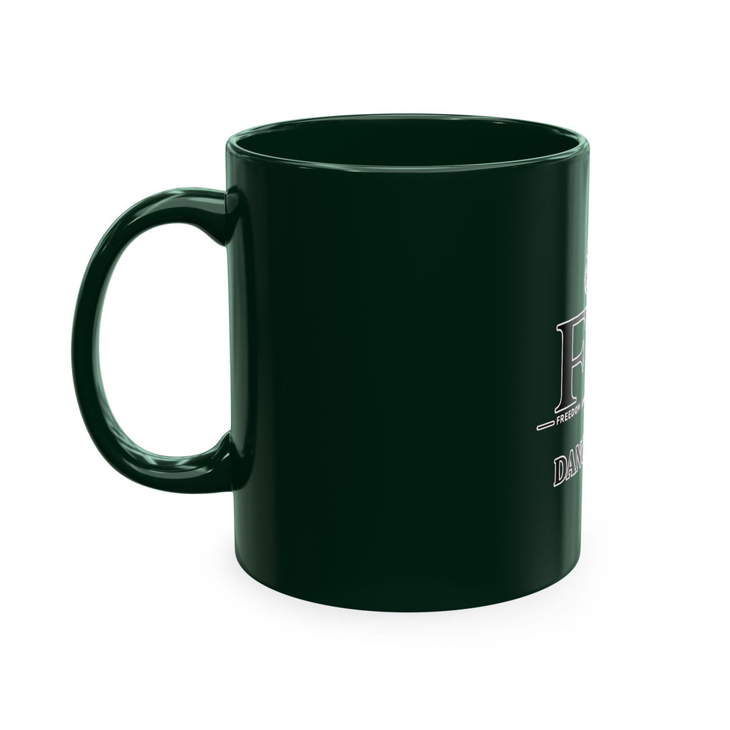 Dancing Time Ceramic Mug — EDL Music & Guitar Logo Coffee Cup