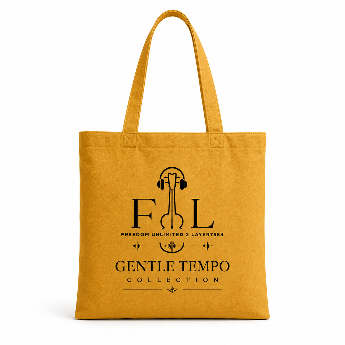 Gentle Tempo Graphic Tote Bag
